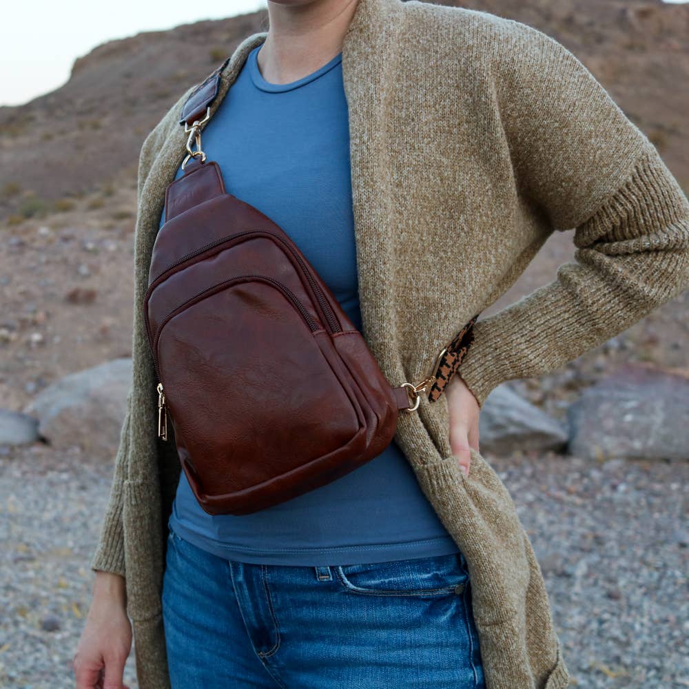 Sling Cross Body Bag | Rebeca Saddle
