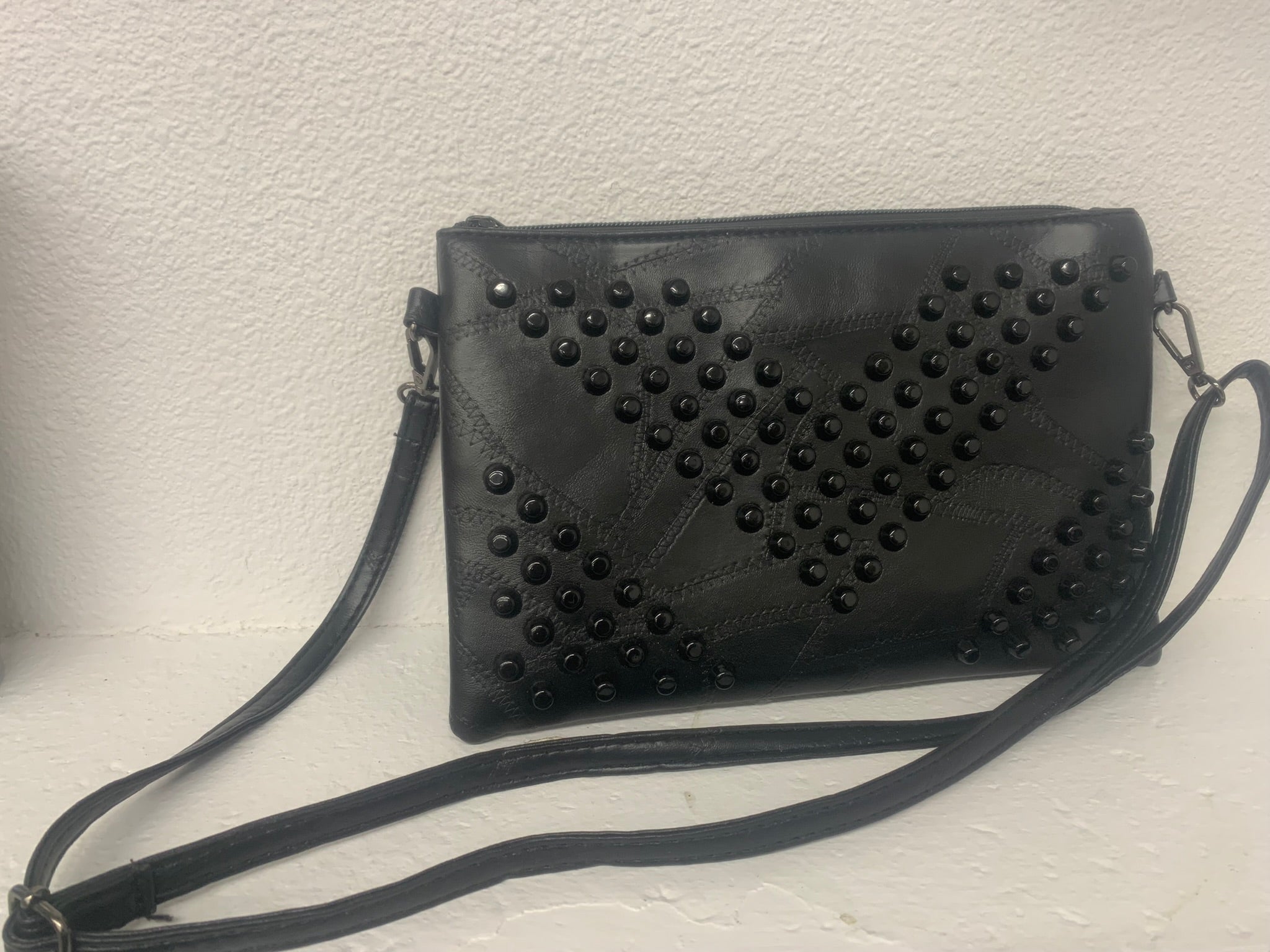 Black Purse with black accent