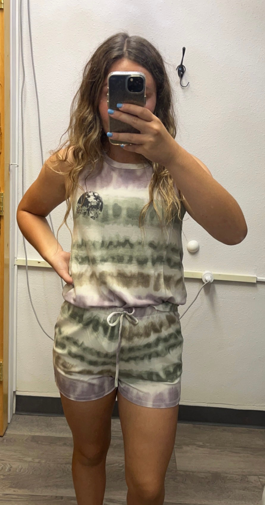 Tie-dyed moon tank