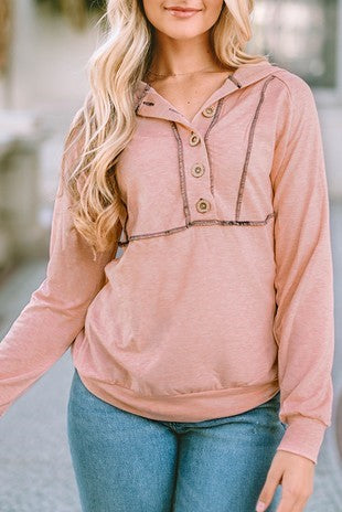 Salmon Colored Hoodie