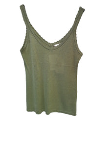 Soft Green cropped tank