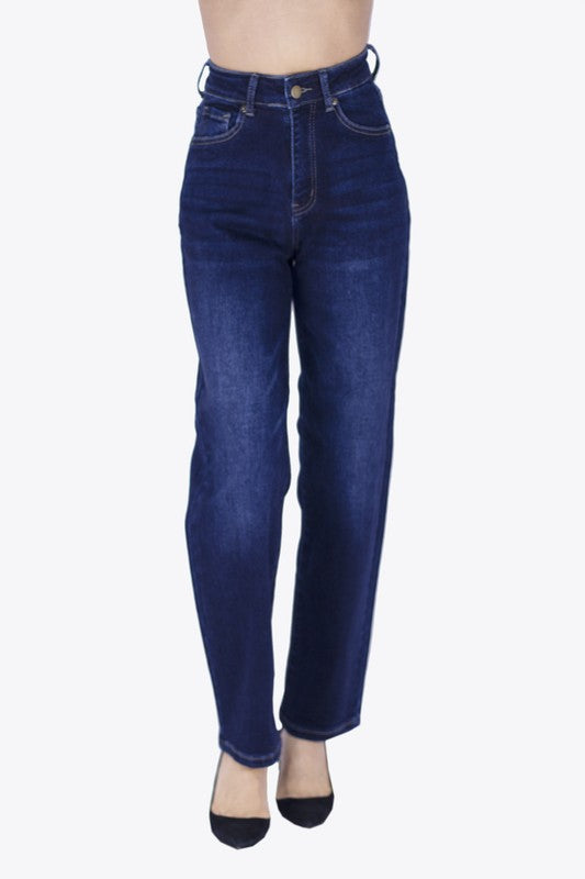 Classic High Waisted Bootcut Jeans