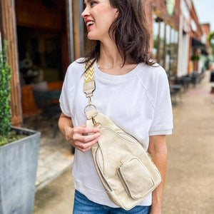 Sling Cross Body Bag | Hailey Ivory