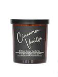 Cinnamon Vanilla Soy Candles - 10oz. Candle + Lid