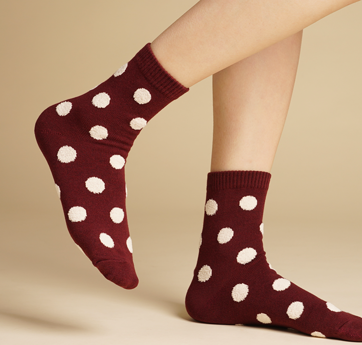 Women's Crew Tactel Dot Socks