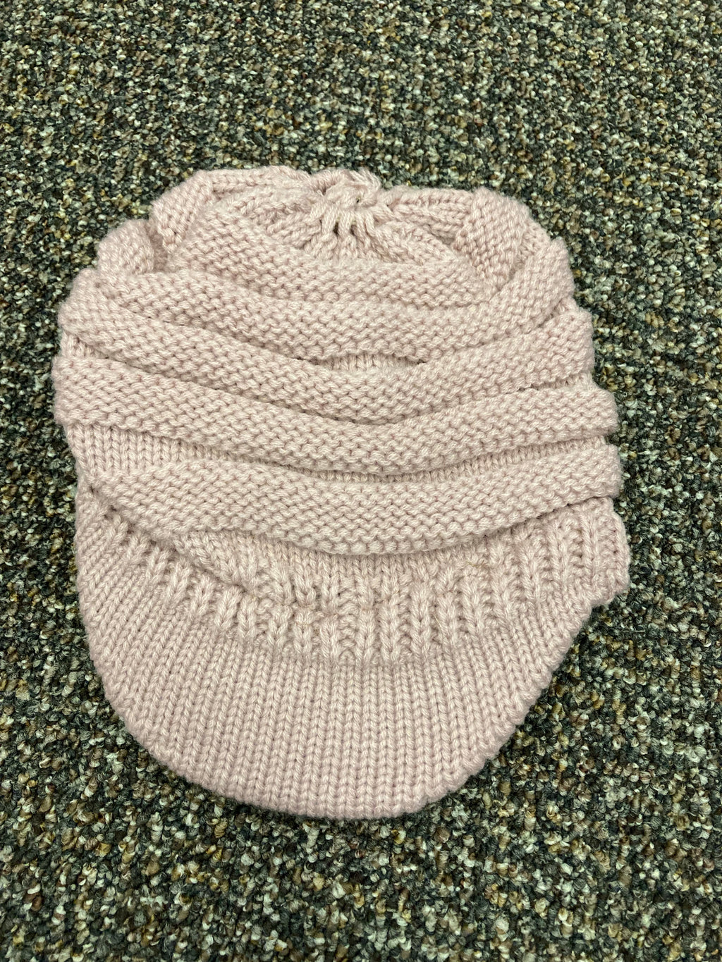 Pink ponytail bill hat