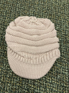 Pink ponytail bill hat