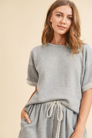 “Stella” Grey Pajama