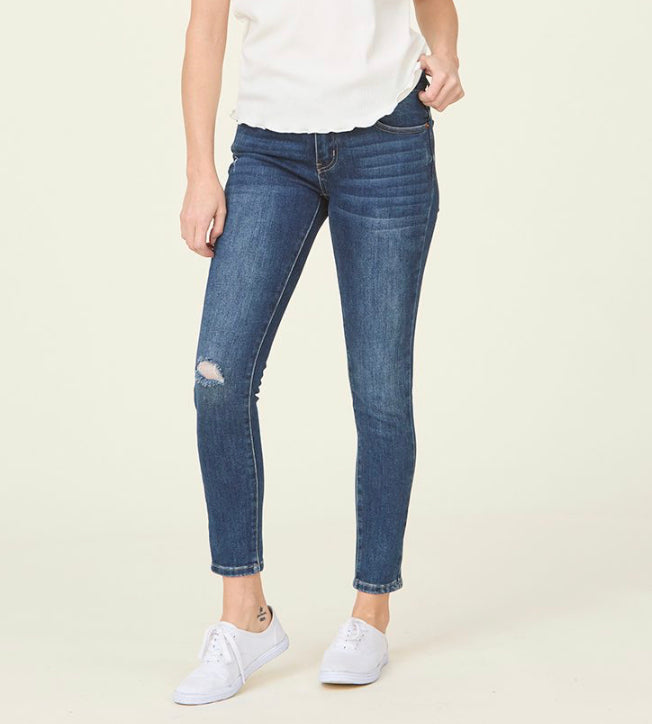 TNR mid rise ankle skinny jeans