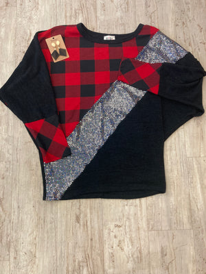 Sparkly Christmas long sleeve